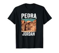 Petra Souvenir jordanien pour Femmes et Hommes Sept Merveilles du Monde T-Shirt