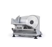 Petra Trancheuse électrique - Trancheuse à viande, fromage et pain, épaisseur réglable de 1 à 15 mm, 3 lames en acier inoxydable de 170 mm, lame lisse et dentelée, pieds antidérapants, protège-doigts