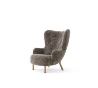 Petra VB3 Fauteuil Peau de Mouton Sahara/Chêne Huilé