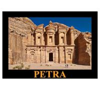 PETRA (Wandkalender 2026 DIN A3 quer), CALVENDO Monatskalender: Fotos der faszinierenden antiken, nabatäischen Felsenstadt Petra in der jordanischen Wüste, UNESCO-Weltkulturerbe