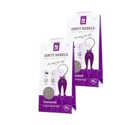 Petrebels Dirty Rebels Lot de 2 boîtes de litière pour chat sans parfum 100 % naturel 10 l