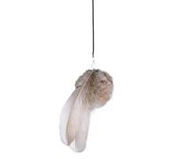 PETREBELS-Jouet à plumes pour chat coloris capuccino Petrebels Funky Rebels