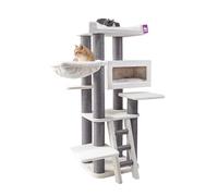 Petrebels Maine Coon Estate Arbre à chat XXL pour grands chats Blanc cassé 170 cm
