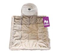 Petrebels Nichoir rectangulaire pour arbre à chat lavable, 45 x 45 cm, pour troncs de Ø 12 cm à Ø 20 cm, avec fermeture éclair, couleur beige/crème