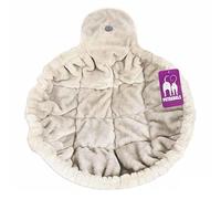 Petrebels Surface de couchage pour arbre à chat lavable, Ø 40 cm, pour troncs de Ø 9 cm à 12 cm, avec fermeture éclair, couleur beige/crème