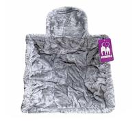 Petrebels Surface de couchage pour arbre à chat rectangulaire lavable, 40 x 40 cm, pour Ø 9 cm à Ø 12 cm, avec fermeture éclair, couleur : gris