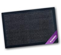 Petrebels Tapis griffoir pour chat, tapis en sisal avec fond antidérapant, 60 x 40 cm, couleur : noir
