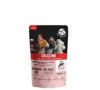 PetRepublic morceaux finement hachés en sauce légère veau 100g pour chats