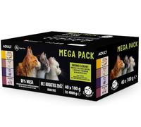 PetRepublic Nourriture humide pour chat - Sauce délicate - 40 x 100 g