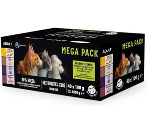 PetRepublic Nourriture humide pour chat - Sauce délicate - 40 x 100 g