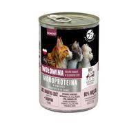 PetRepublic nourriture monoprotéine de bœuf pour chats, morceaux en sauce 400g