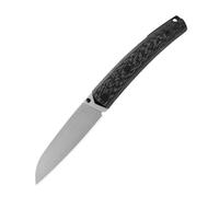Petrified fish PF719 Couteau Pliant, 3,34 inch 12C27N lame en acier, 2,30 OZ G10 Poignée Poche EDC Couteau Pliant (Carbon Fiber Satin)