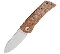 Petrified Fish PFE05SFlavorist Satin K110 Micarta Marron PFE05SBRMS