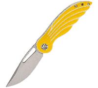 Petrified Fish PFE06 Nightingale Sablage 14C28N Jaune G10 PFE06YP