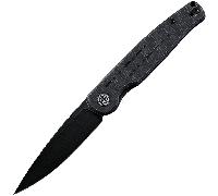 Petrified Fish PFE07Morse Black Stonewashed 154CM Micarta Noire PFE07DMDW