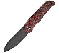 Petrified Fish PFE16El Camino Black Stonewashed N690 Red Gmascus G10 PFE16RDMDW