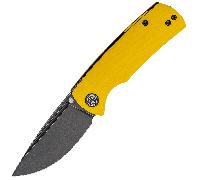 Petrified Fish PFP01XBeluga Black Stonewashed 14C28N Jaune G10 PFP01XYW