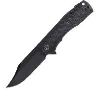 Petrified Fish PFP03 Victor Black Stonewash K110 Micarta Noire PFP03DMW
