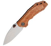 Petrified Fish PFP04 Havrog Stonewash K110 Micarta Marron PFP04KMW