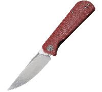 Petrified Fish PFP07 Viking Satin K110 Red Micarta PFP07RMS