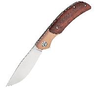 Petrified Fish PFP09 Hourglass Satin K110 Snakewood & Titanium PFP09SNWO