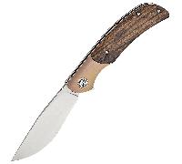 Petrified Fish PFP09Hourglass Satin K110 Bois de santal & Titane PFP09SAWO