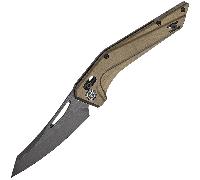 Petrified Fish PFP15 Frigate Black Stonewashed CPM S35VN, Bronze Gray PFP15BGADW