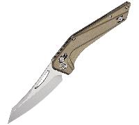 Petrified Fish PFP15 Frigate Stonewashed CPM S35VN, Bronze Gray PFP15BGAW