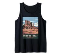 Petrified Forest National Park Vintage Camping Hommes Femmes Débardeur