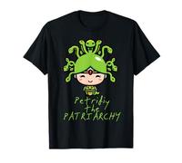 Petrify Le Patriarcat Mignonne Méduse Féministe Puissante T-Shirt