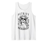 Petrify The Patriarchy Féministe Halloween Goth Medusa Witch Débardeur