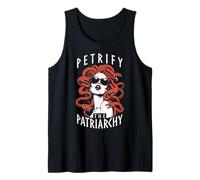 Petrify The Patriarchy Féministe Halloween Goth Medusa Witch Débardeur