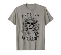 Petrify The Patriarchy Féministe Halloween Goth Medusa Witch T-Shirt