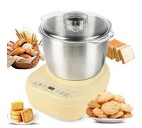 Pétrin,7L Machine à Pâte avec Fonction de Fermentation/lames Remplaçables | Mélangeur de Farine de Pâte en Acier Inoxydable Antiadhésif,Mélangeur pâte Conception Divisée, Minuterie Intelligente