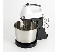 Pétrin à pâte, 100 W 2 en 1, double batteur à main et sur socle, fouet électrique, batteur à main, mélangeurs de cuisine électriques à 7 vitesses, bol de mélange en acier inoxydable de 1,7 L