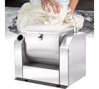 Pétrin à pâte commercial avec fonction de minuterie, grande machine de pétrissage automatique en acier inoxydable pour boulangerie et restaurant