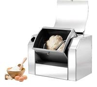 Pétrin à pâte, machine commerciale de mélange de farine en acier inoxydable 1100 W/1500 W, machine professionnelle de pétrissage de pâte 30/50 kg/h, pour la fabrication de pâtes et de pizzas
