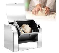Pétrin à pâte, mélangeur alimentaire commercial 1100 W/1500 W, mélangeur sur socle, machine à pétrir la pâte avec inclinaison à 90 degrés et minuterie incluses, machine à mélanger la pâte in