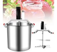 Pétrin à pâte, mixeur automatique commercial avec fonction de chauffage, vitesse d'agitation réglable et grattoir à 4 lames pour confitures, sauces, garnitures et assaisonnements pour fondue
