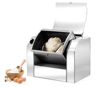 Pétrin à pâte professionnel en acier inoxydable, 1 100/1 500 W, 30/50 kg/h, pour pâtes et pizzas, 5 kg