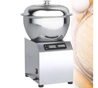 Pétrin à Spirale Professionnel - Cuve en Acier Inoxydable de Qualité Professionnelle, Double Rotation et Minuterie, pour Pizzas et Pains, Grande Capacité 8kg