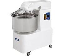 Robot multifonction GENERIQUE Pétrin à Spirale Sur Roues, 25 Kg/32 Litres, 2 Vitesses, Avec Minuteur Mastro