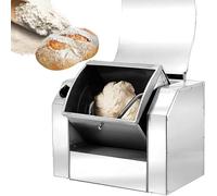 Pétrin électrique 1100 W/1500 W en acier inoxydable, professionnel pour pizzas et pâtes, usage domestique et commercial.