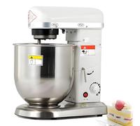 Pétrin électrique à 3 vitesses avec bol de 7 L | Multifonctionnel pour diverses préparations, 3 vitesses réglables, bol en acier inoxydable de 7 L, pratique pour la cuisine