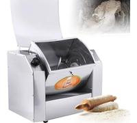 Pétrin électrique commercial, mélangeur de farine en acier inoxydable 3/5/7/10 kg, batteur sur socle robuste avec seau inclinable à 90 °, for pâtes et pizza dans les restaurants et boulangeries(7kg)