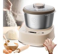 Pétrin électrique De 5l Avec Fonction De Fermentation, Mixeur Sur Socle En Acier Inoxydable Avec 2 Modes De Mélange Et Température Constante De 25-38℃, Machine à Pétrir Automatique