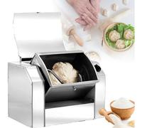 Pétrin électrique de cuisine 5 kg, pétrin électrique professionnel 1 500 W, mixeur de farine en acier inoxydable, mixeur de légumes avec bol inclinable à 90 °, cuisine professionnelle