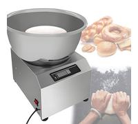 Pétrin électrique en Acier Inoxydable avec Double Rotation et minuterie de 30 Minutes, 8 kg, pour Boulangerie, Pizzeria, Restaurant, Nettoyage Facile