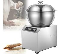 Pétrin électrique professionnel avec bol en acier inoxydable, pétrin à spirale à double rotation for pâte à pizza, pain et farine,8kg