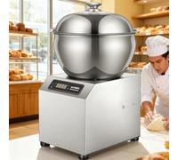 Pétrin électrique Professionnel avec Bol en Acier Inoxydable, Pétrin à Spirale à Double Rotation Pétrin à Pâte avec Minuterie De 0 à 30 Min for Pâte à Pizza, Pain Et Farine,5KG